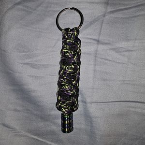 Paracord Knife/Key Lanyard With Titanium Bead